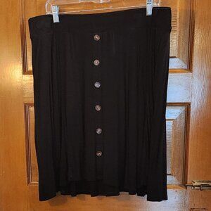 Torrid Black Soft Knit Mini Skirt
